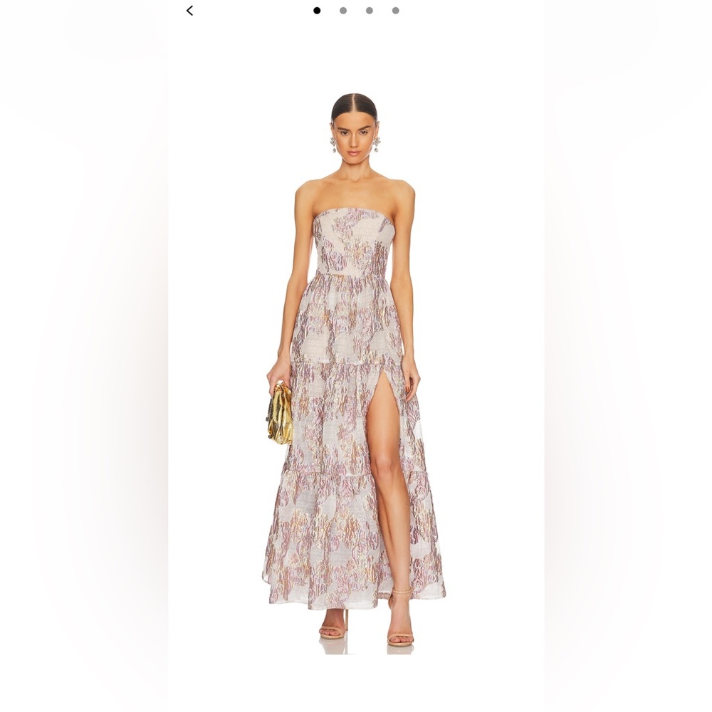 Elliatt Halite strapless gown - pink/purple